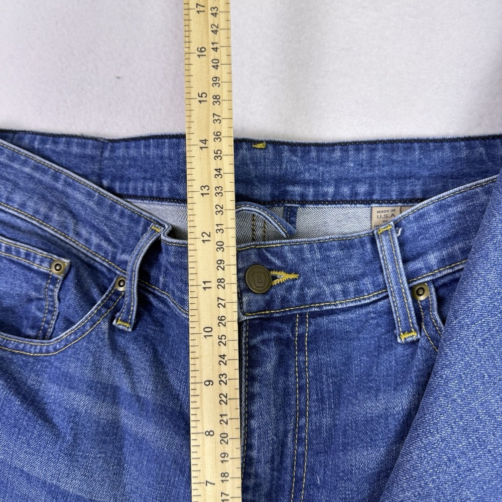 Bills Khakis Mens Classic Fit Denim Jeans 36 Made in USA‎ Blue 5 Pocket Stretch - Picture 7 of 9
